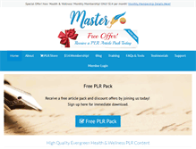 Tablet Screenshot of masterplr.com